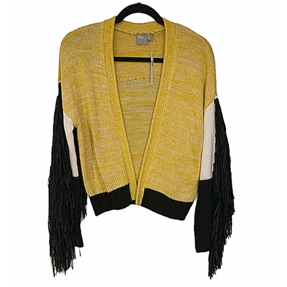 ASOS Cardigan DESIGN premium fringe cardigan NEW WITH TAGS Size 0